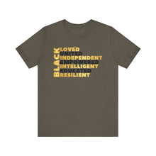 Load image into Gallery viewer, Empowered Black Pride Tee - Unisex Jersey Short Sleeve Shirt