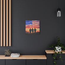 Load image into Gallery viewer, Inspirational Police Wall Art Canvas - Support Our Heroes