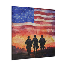 Load image into Gallery viewer, Inspirational Police Wall Art Canvas - Support Our Heroes