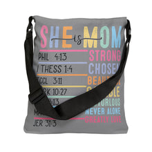 Load image into Gallery viewer, Adjustable Tote Bag (AOP) - She is