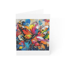 Load image into Gallery viewer, Colorful Butterfly Greeting Cards - Set of 10, 30, or 50 for All Occasions