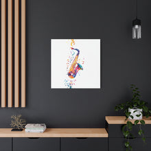 Load image into Gallery viewer, Vibrant Saxophone Canvas Wall Art - Perfect for Music Lovers