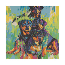 Load image into Gallery viewer, Rottweilers Canvas Art