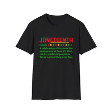 Load image into Gallery viewer, Unisex Softstyle T-Shirt - Juneteenth