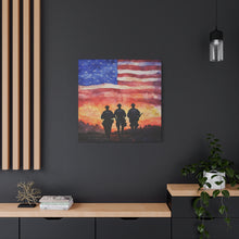Load image into Gallery viewer, Inspirational Police Wall Art Canvas - Support Our Heroes