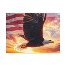 Load image into Gallery viewer, Patriotic Eagle Canvas Wall Art