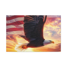 Load image into Gallery viewer, Patriotic Eagle Canvas Wall Art