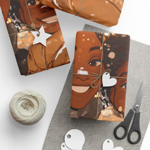 Load image into Gallery viewer, Charming Holiday Wrapping Paper Featuring Family in Winter Wonderland
