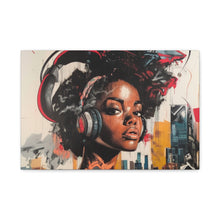 Load image into Gallery viewer, Urban Vibe Matte Canvas Print - Stylish Artwork for Music Lovers