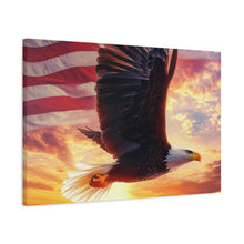 Load image into Gallery viewer, Patriotic Eagle Canvas Wall Art