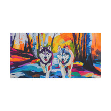 Load image into Gallery viewer, Husky Canvas Art