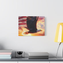 Load image into Gallery viewer, Patriotic Eagle Canvas Wall Art