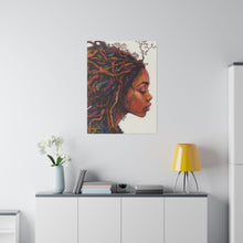 Load image into Gallery viewer, Grounded Woman of Color Matte Canvas, Stretched, 0.75"