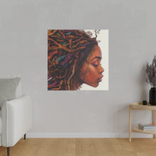 Load image into Gallery viewer, Grounded Woman of Color Matte Canvas, Stretched, 0.75"