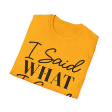 Load image into Gallery viewer, I said what I said