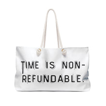 Load image into Gallery viewer, Weekender Bag - Time