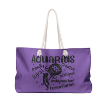 Load image into Gallery viewer, Weekender Bag - Aquarius