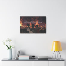 Load image into Gallery viewer, Inspirational Wall Art Canvas - "Sometimes You Can Only Watch" - Empowering Home Decor