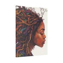 Load image into Gallery viewer, Grounded Woman of Color Matte Canvas, Stretched, 0.75"
