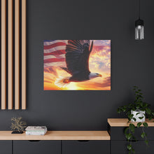 Load image into Gallery viewer, Patriotic Eagle Canvas Wall Art