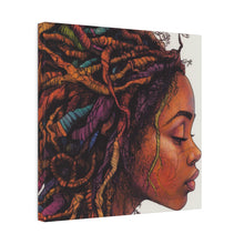 Load image into Gallery viewer, Grounded Woman of Color Matte Canvas, Stretched, 0.75"
