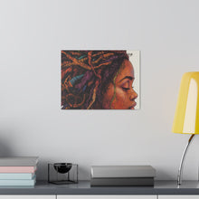 Load image into Gallery viewer, Grounded Woman of Color Matte Canvas, Stretched, 0.75"
