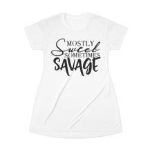 Load image into Gallery viewer, T-Shirt Dress (AOP) - Savage