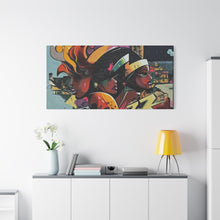 Load image into Gallery viewer, Vibrant Afrocentric Matte Canvas Art - Inspirational Wall Decor