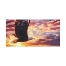 Load image into Gallery viewer, Eagle Sunset Canvas Wall Art - Patriotic Home Decor