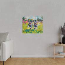 Load image into Gallery viewer, Playful Schnauzer Dogs Canvas Art