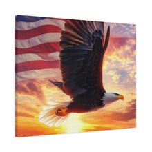 Load image into Gallery viewer, Patriotic Eagle Canvas Wall Art
