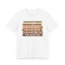 Load image into Gallery viewer, Empowerment Black Pride Tee - Unisex Jersey Short Sleeve