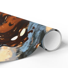 Load image into Gallery viewer, Charming Holiday Wrapping Paper Featuring Family in Winter Wonderland