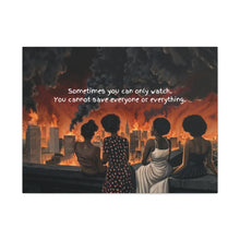 Load image into Gallery viewer, Inspirational Stretched Canvas Art - "Sometimes You Can Only Watch"