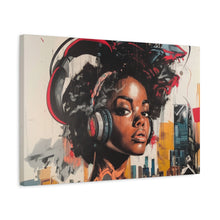 Load image into Gallery viewer, Urban Vibe Matte Canvas Print - Stylish Artwork for Music Lovers