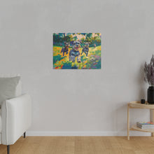 Load image into Gallery viewer, Vibrant Schnauzer Dogs Canvas Wall Art