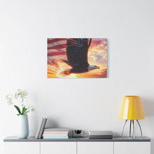 Load image into Gallery viewer, Patriotic Eagle Canvas Wall Art