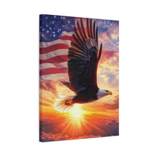 Load image into Gallery viewer, Patriotic Eagle Canvas Wall Art