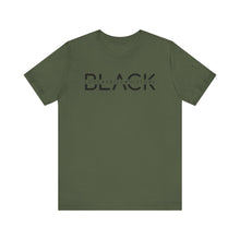 Load image into Gallery viewer, Unisex Jersey Tee - Black Love Pride History Shirt