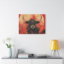 Load image into Gallery viewer, Lunar Year of the Ox - Stretched Matte Print for Home Decor