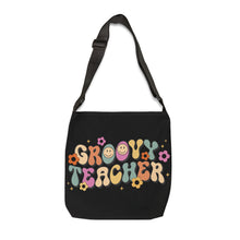 Load image into Gallery viewer, Adjustable Tote Bag (AOP) - Groovy Teacher