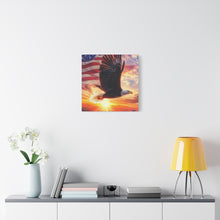 Load image into Gallery viewer, Patriotic Eagle Canvas Wall Art