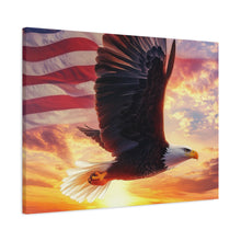 Load image into Gallery viewer, Patriotic Eagle Canvas Wall Art