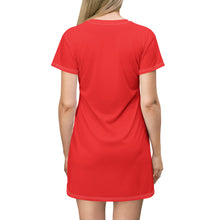 Load image into Gallery viewer, T-Shirt Dress (AOP) - Warning