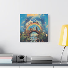 Load image into Gallery viewer, Rainbow Bridge Dog Canvas Artwork - Pet Lovers Home Decor