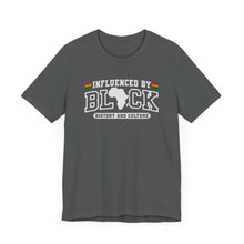 Load image into Gallery viewer, Influenced by Block Unisex Jersey Tee - Celebrate History and Culture