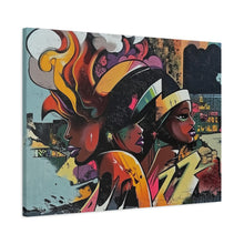 Load image into Gallery viewer, Vibrant Afrocentric Matte Canvas Art - Inspirational Wall Decor
