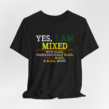 Load image into Gallery viewer, Proudly Mixed Unisex Jersey Tee - Celebrating Black Heritage