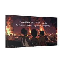 Load image into Gallery viewer, Inspirational Wall Art Canvas - "Sometimes You Can Only Watch" - Empowering Home Decor