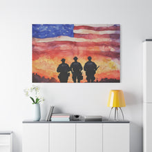 Load image into Gallery viewer, Inspirational Police Wall Art Canvas - Support Our Heroes